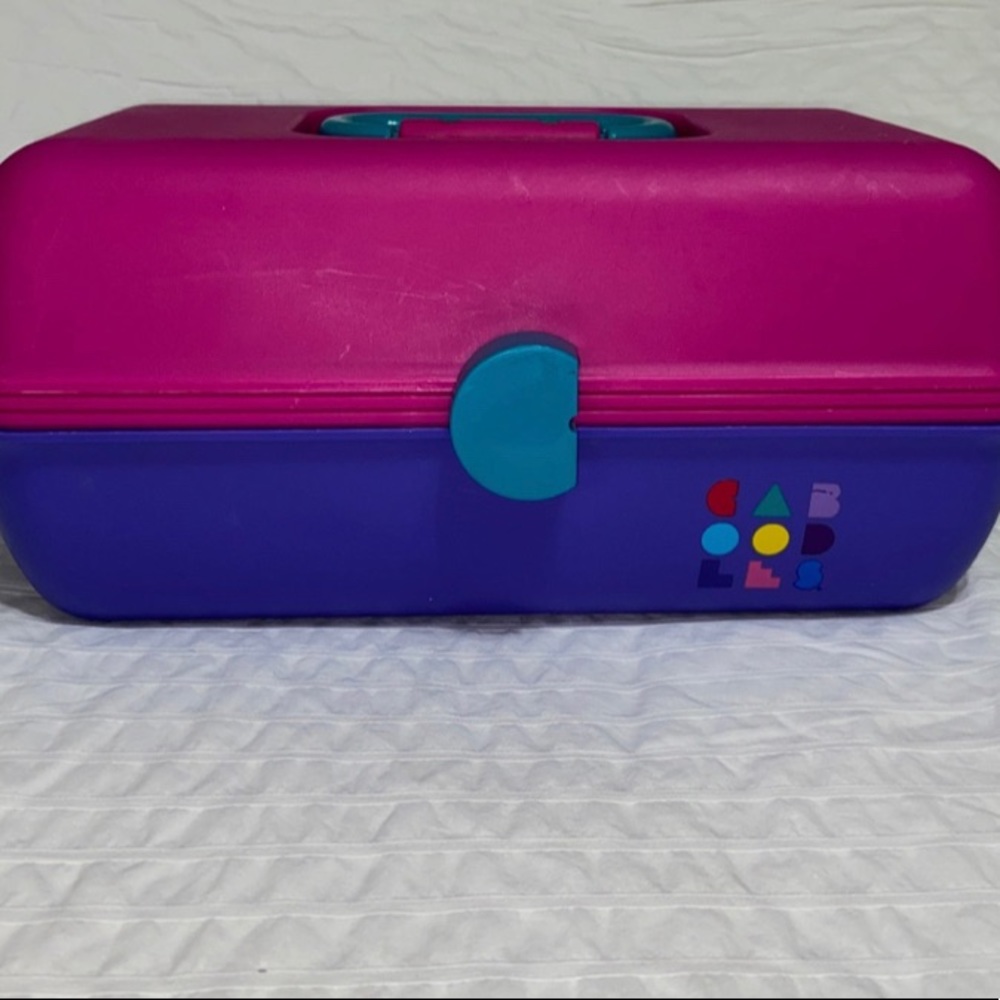 1990s Caboodles Makeup Storage Portable Carrying Case